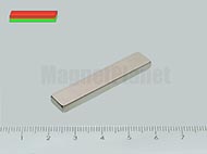 40x7x3 mm N38 NEODYM m�gnes has�b