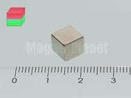 7 mm N42 NEODYM m�gnes kocka