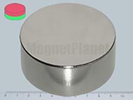100x40 mm N45 NEODYM m�gnes korong