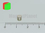 4x4 mm H35D NEODYM m�gnes korong diametral!