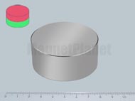 60x30 mm N45 NEODYM m�gnes korong