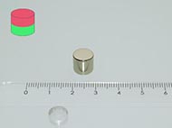 9x8 mm N45 NEODYM m�gnes korong