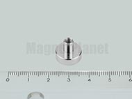 POT-B 13x4 mm NEODYM r�gz�t� m�gnes menetes h�vellyel