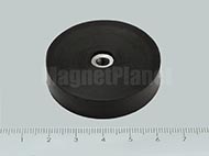 POT-IB 45x9 NEODYM r�gz�t� m�gnes bels� menettel, gumibevonattal