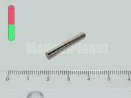 4x25 mm N42 NEODYM m�gnes r�d