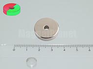 20x7/4 mm N35 NEODYM m�gnes gy�r� diametral!