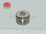 25x20/8 mm N38 NEODYM m�gnes gy�r�